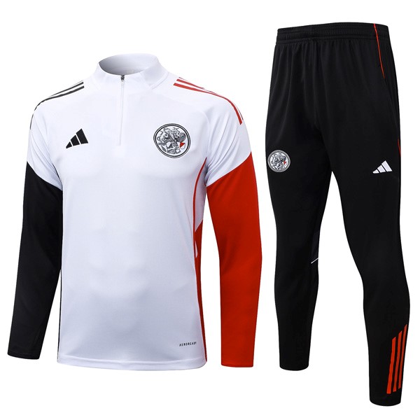 Sudadera De Training Ajax 2025-2026 Blanco 5